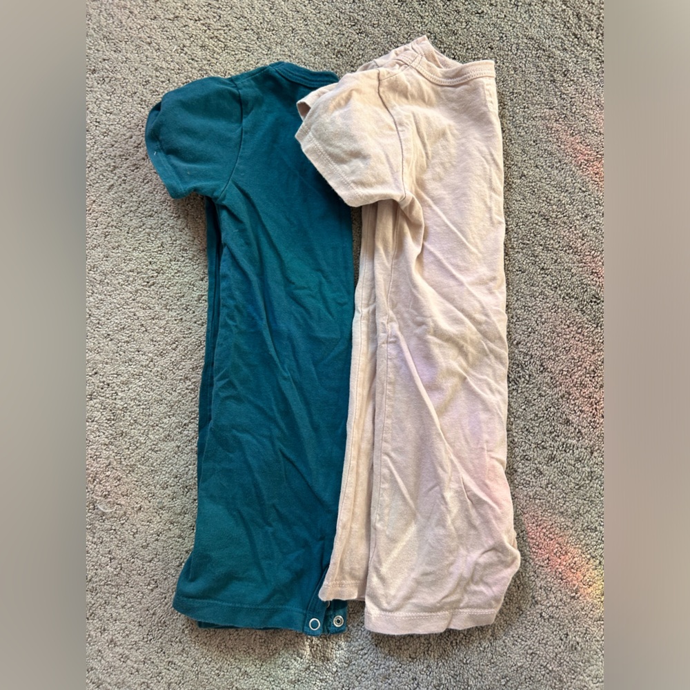 Two Mini Mioche Short Onesies
